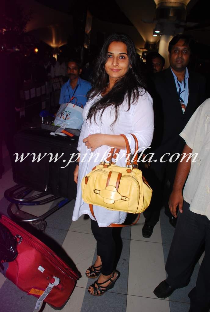 Vidya Balan returns from IIFA 2012